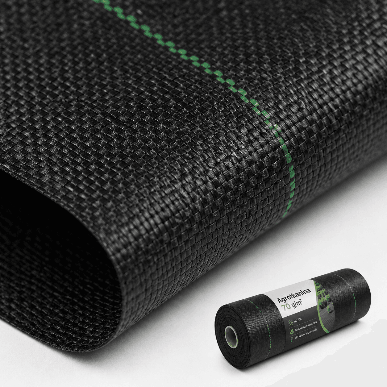 Agrotkanina 0,8 × 50 m - 70 g/m² miniatura 3